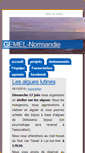 Mobile Screenshot of gemel-normandie.org